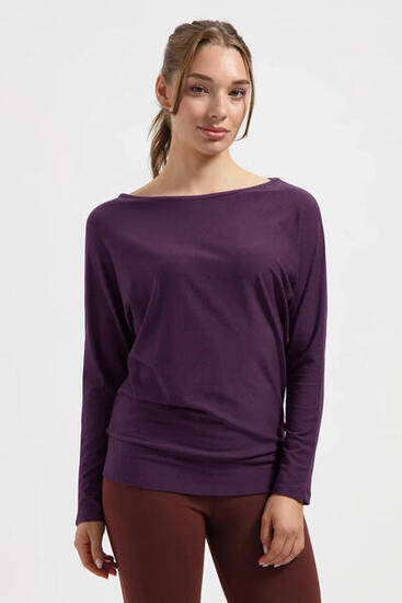 Loosefit batwing Budhi Longsleeve Yoga en Pilates Shirt - Bloom