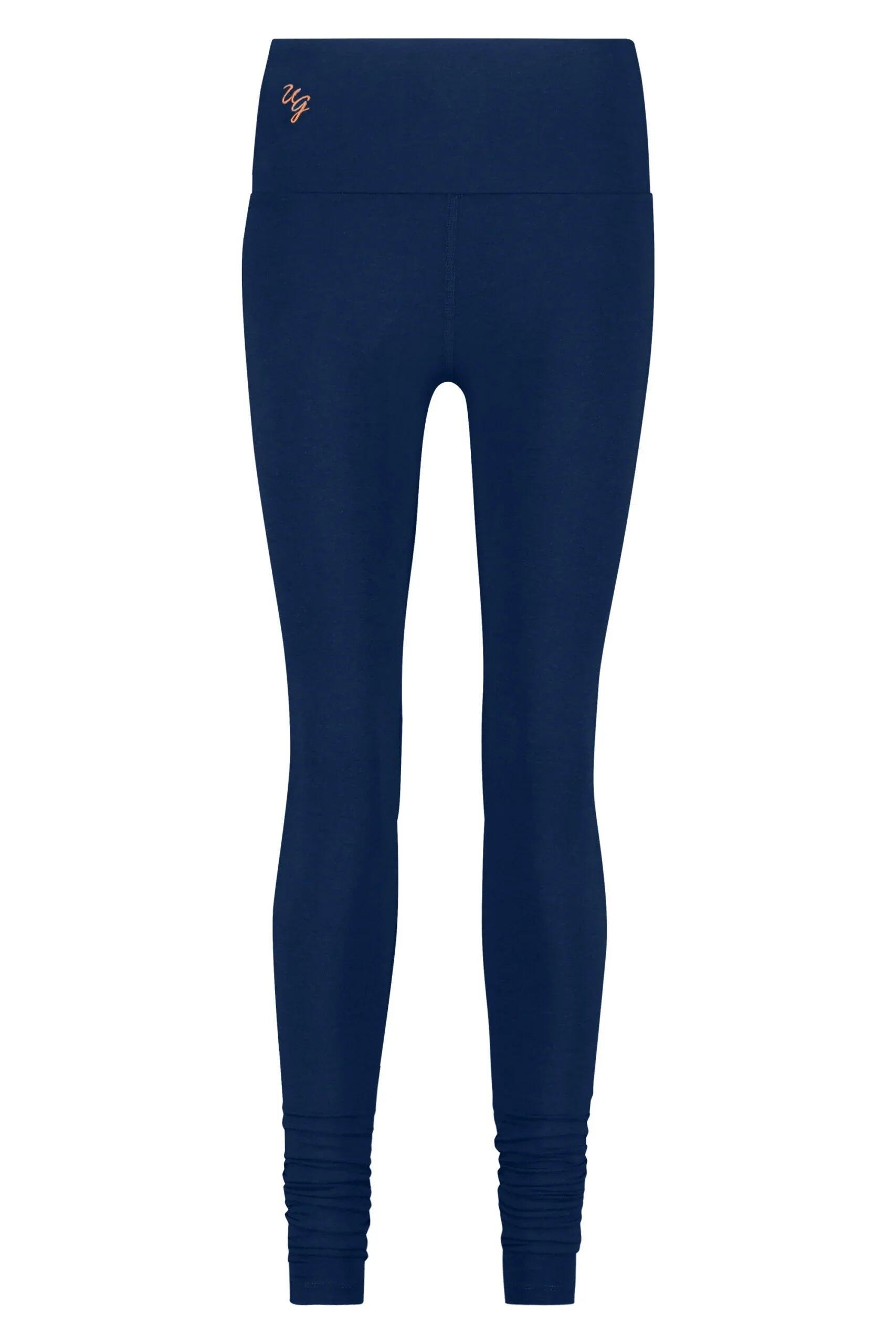 Legging de yoga Satya - Legging tendance taille haute dry fit - bleu foncé 4/5