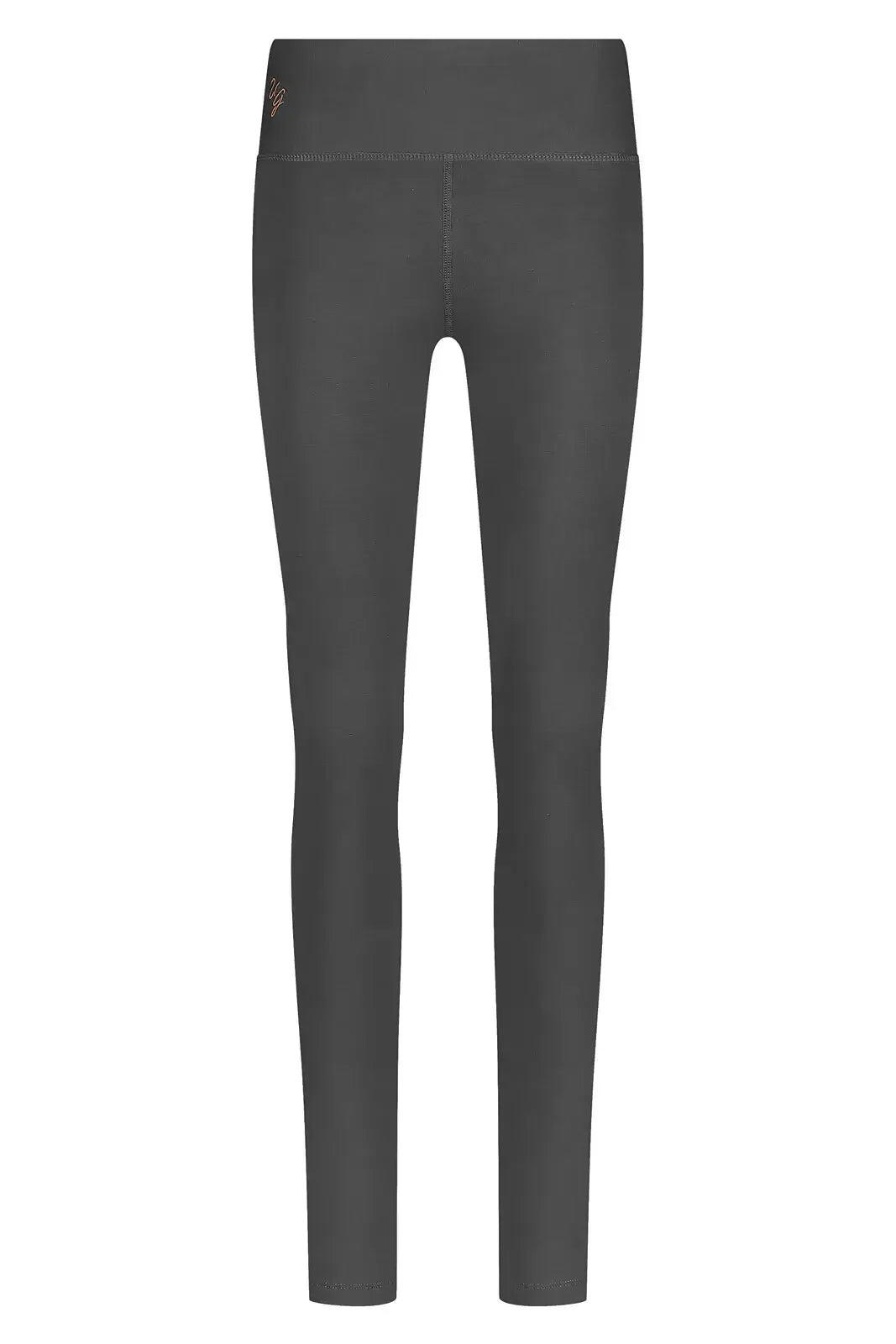 Legging de Yoga et Pilates Bhaktified - taille mi-haute en coton biologique -Ash 4/5