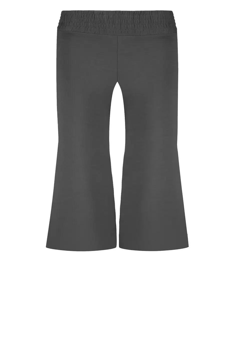 Pantalon de Yoga et Pilates large et confortable capri Flow - Gris foncé 5/5