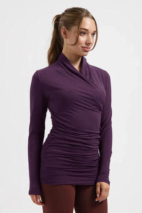 Good Karma -Elegante longsleeve Yoga en Pilates tuniek- Bloom