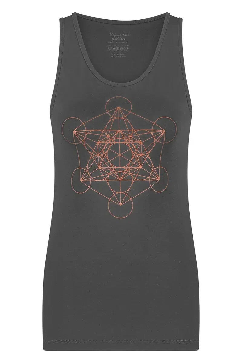 Débardeur de Yoga et Pilates Metatron Core - gris foncé 4/5