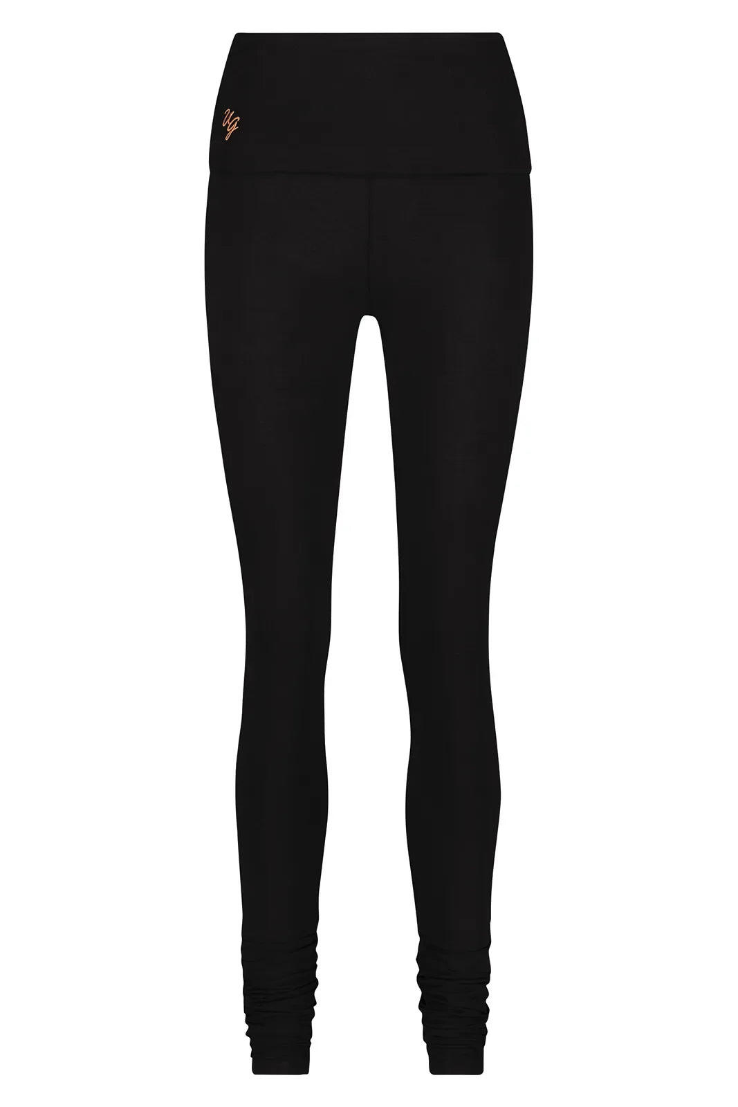 Shaktified - Legging de Yoga et Pilates confortable avec Bordure en revers -Noir 5/5