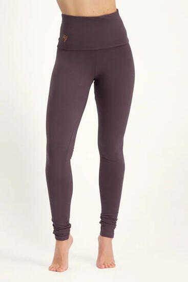 Shaktified - comfortabele yogalegging met omslagband - Berry