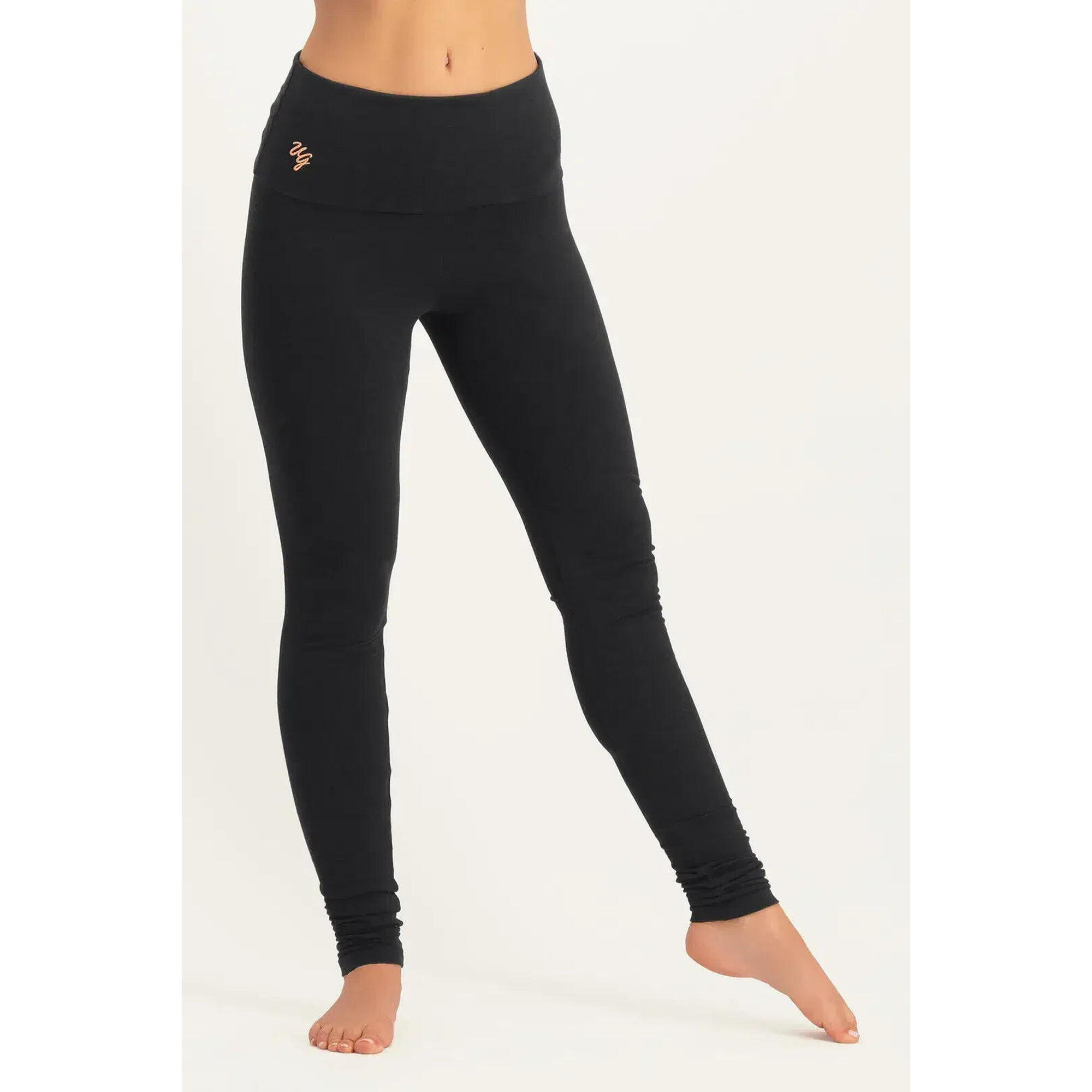 Urban Goddess - Shaktified - Legging De Yoga Confortable Avec Bordure En Revers - Noir Onyx - Legging - Noir - 40 M - Decathlon