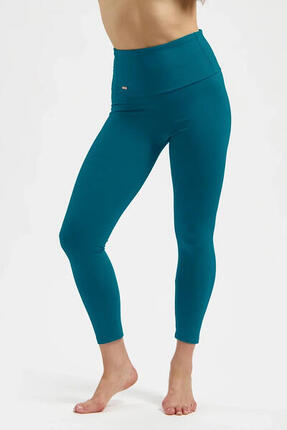 Surya 7/8 Dry Fit Yoga et Pilates Legging - Petrole