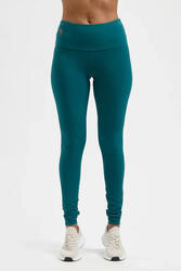 Legging de yoga Satya - Legging tendance taille haute dry fit - vert mer