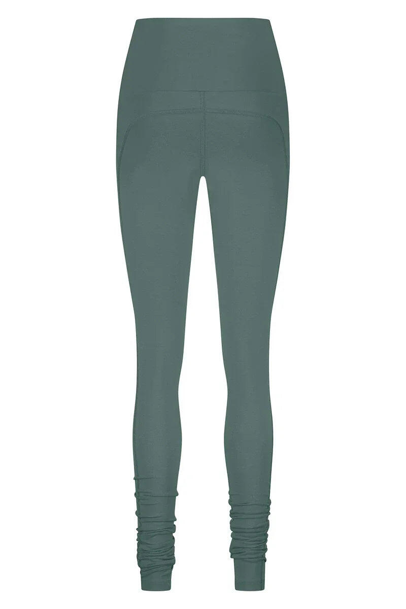 Sati Yoga et Pilates Legging enveloppe -Vert forêt 5/5