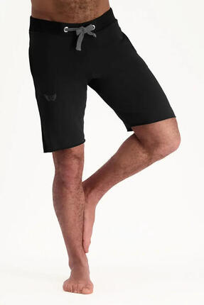 Yoga et Pilates Shorts Bodhi-confortable et tendance en coton biologique - Noir