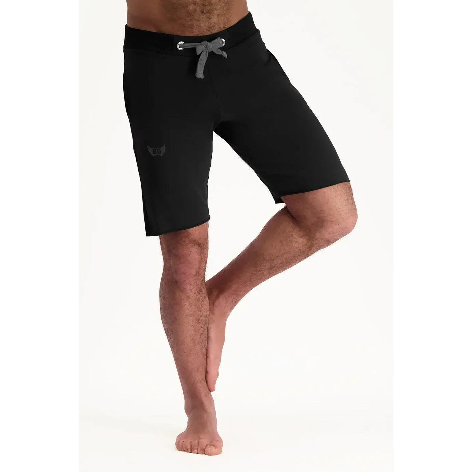 Renegade Guru - Yoga Shorts Bodhi - Confortable Et Tendance En Coton Biologique - Noir - Short - Noir - Decathlon