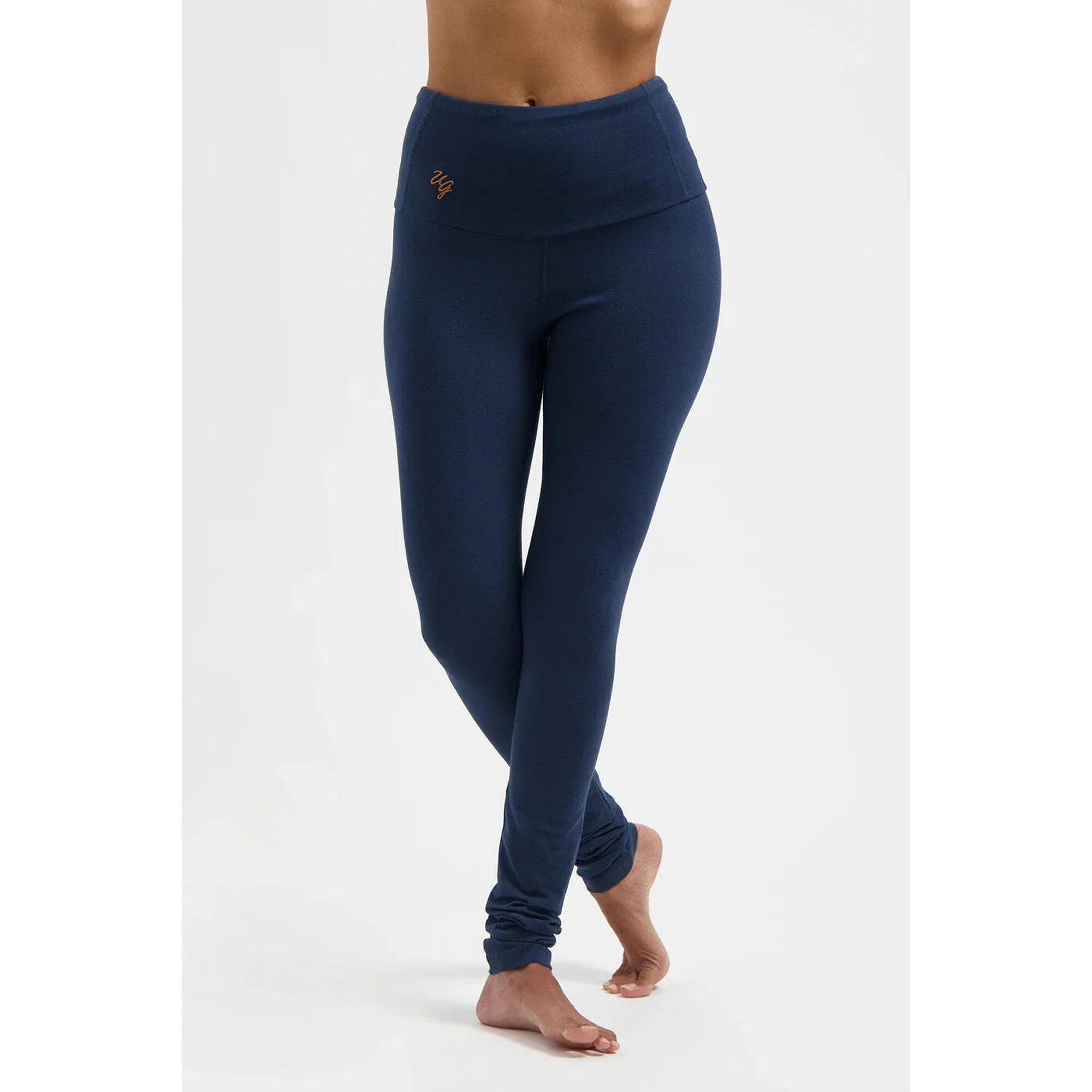 Urban Goddess - Legging De Yoga Et Pilates Gaia - Legging Tendance Taille Haute - Bleu Minuit - Legging - Bleu - Decathlon