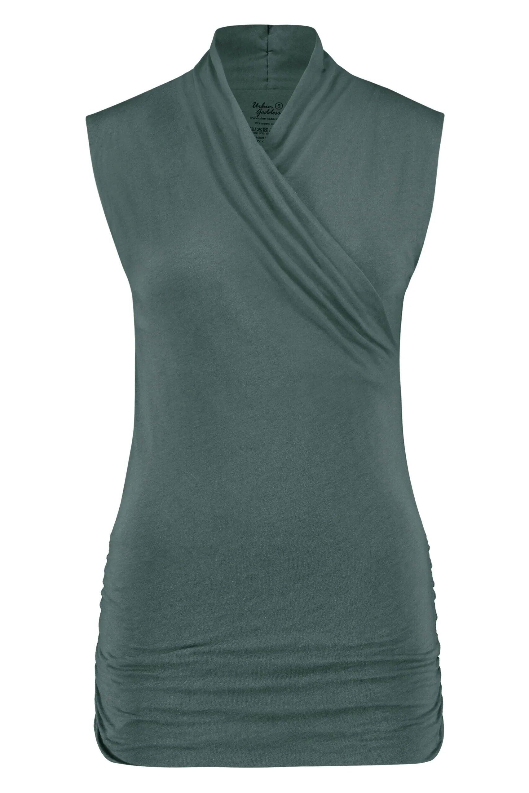 Good Karma - Top de Yoga et Pilates multifonctionnel en coton biologique - Vert 4/5