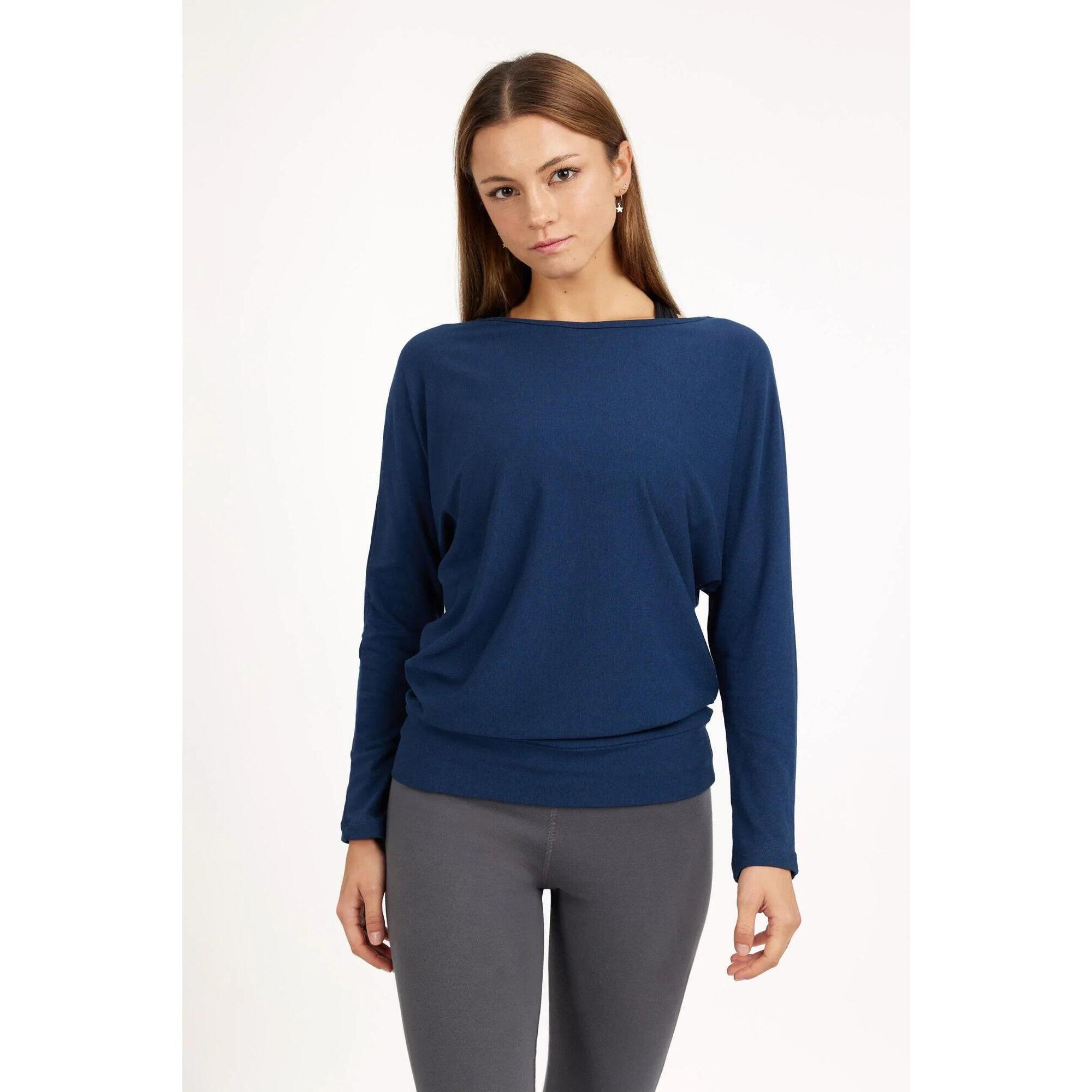 Urban Goddess - Chemise De Yoga À Manches Longues Budhi, Coupe Ample, Chauve-souris-blue Minuit - Chemise Manches Courtes - Bleu - 40 M - Decathlon