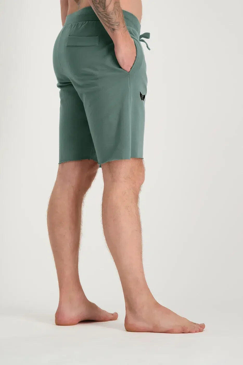 Yoga et Pilates Shorts Bodhi - confortable et tendance en coton biologique-Forêt 3/5