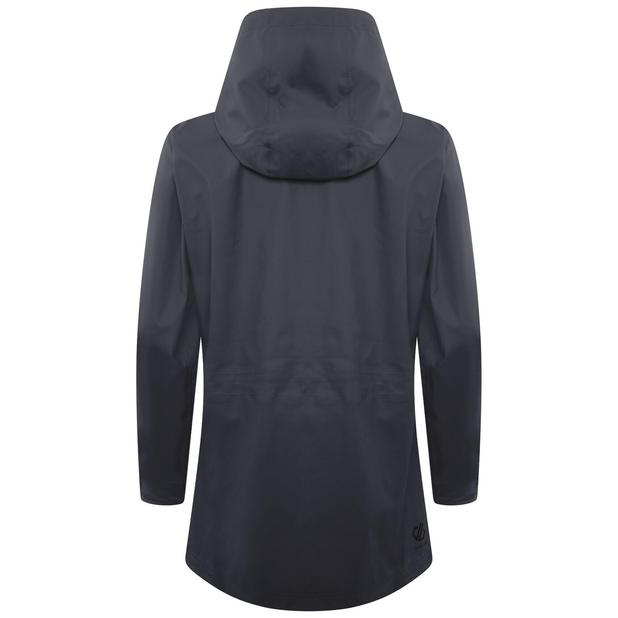 Womens/Ladies Lambent Waterproof Jacket (Ebony Grey) 2/5