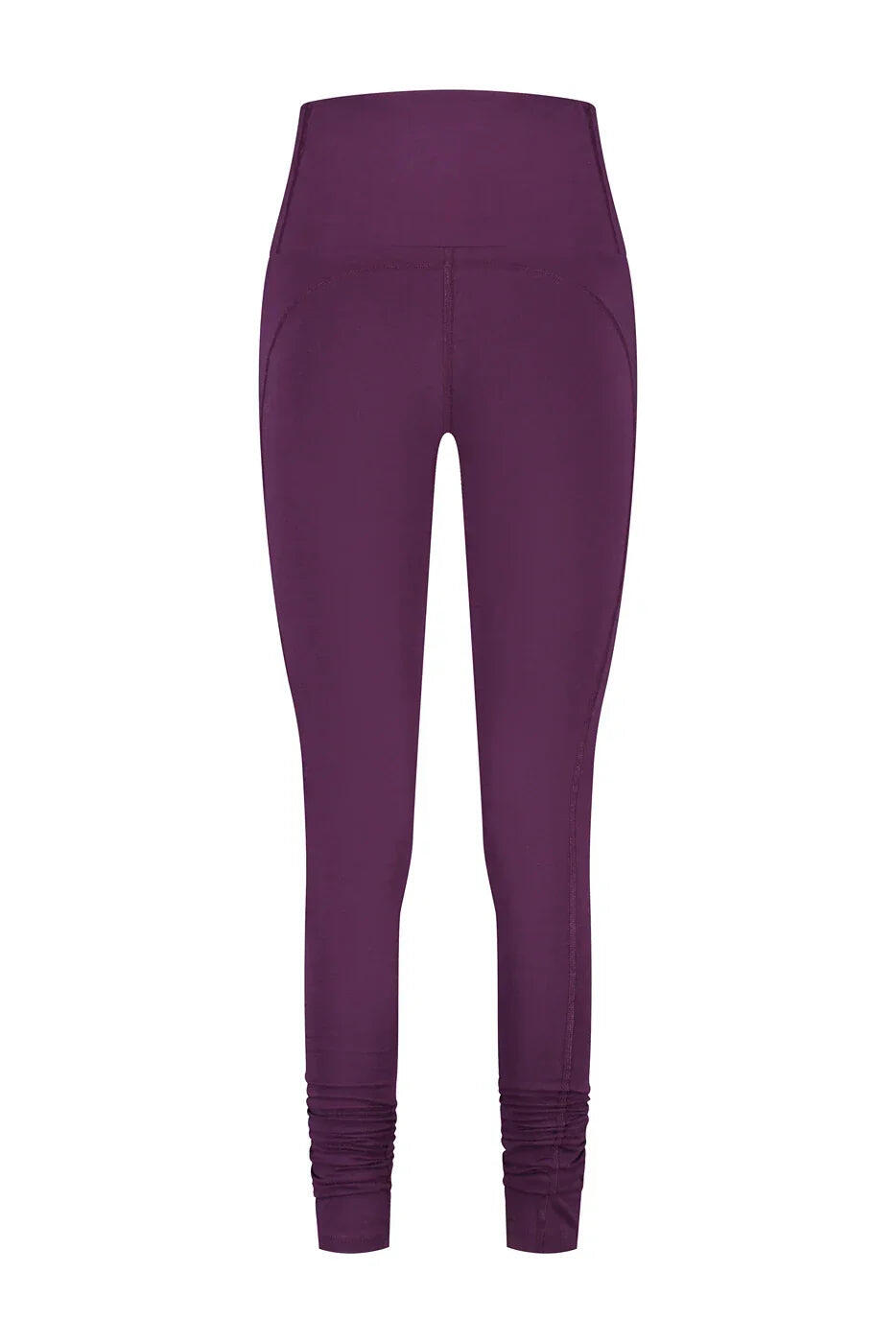 Legging de Yoga et Pilates Gaia - Legging tendance taille haute  - Aubergine 5/5