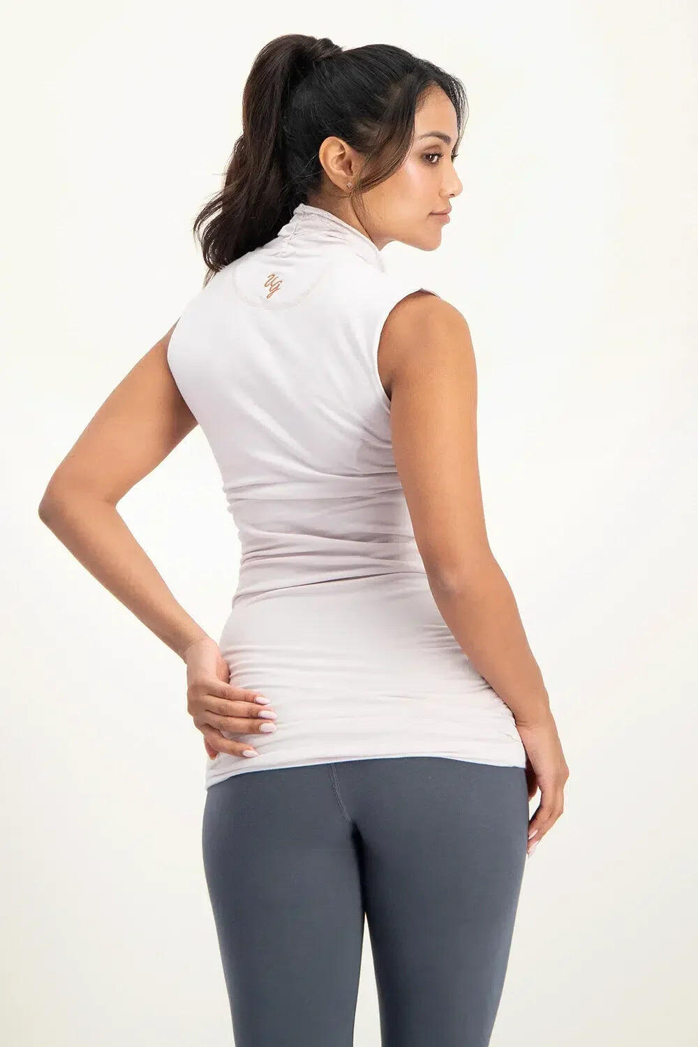 Good Karma - Top de Yoga et Pilates multifonctionnel en coton biologique - Crème 3/5