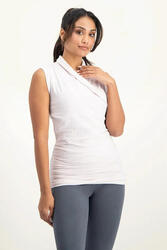 Good Karma - Top de yoga multifonctionnel en coton biologique - Crème