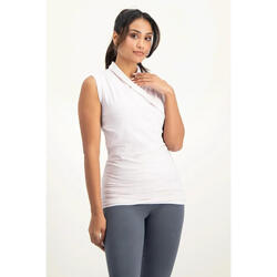 Good Karma - Top de yoga multifonctionnel en coton biologique - Crème