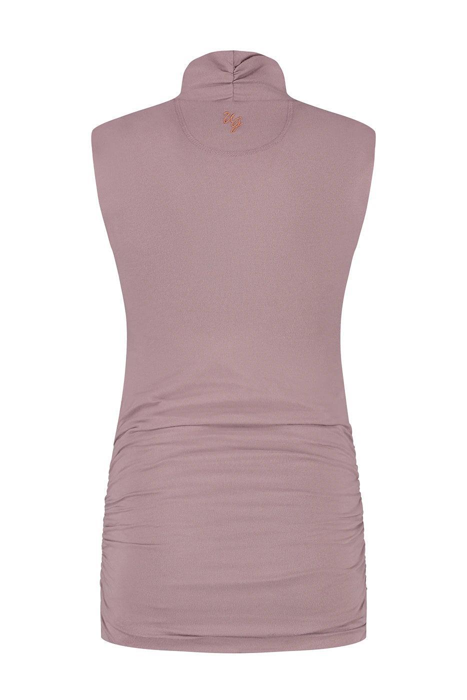 Good Karma - Top de yoga multifonctionnel en coton biologique - Rose Brun 5/5