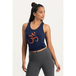 Débardeur de yoga Om Core - Blue Minuit