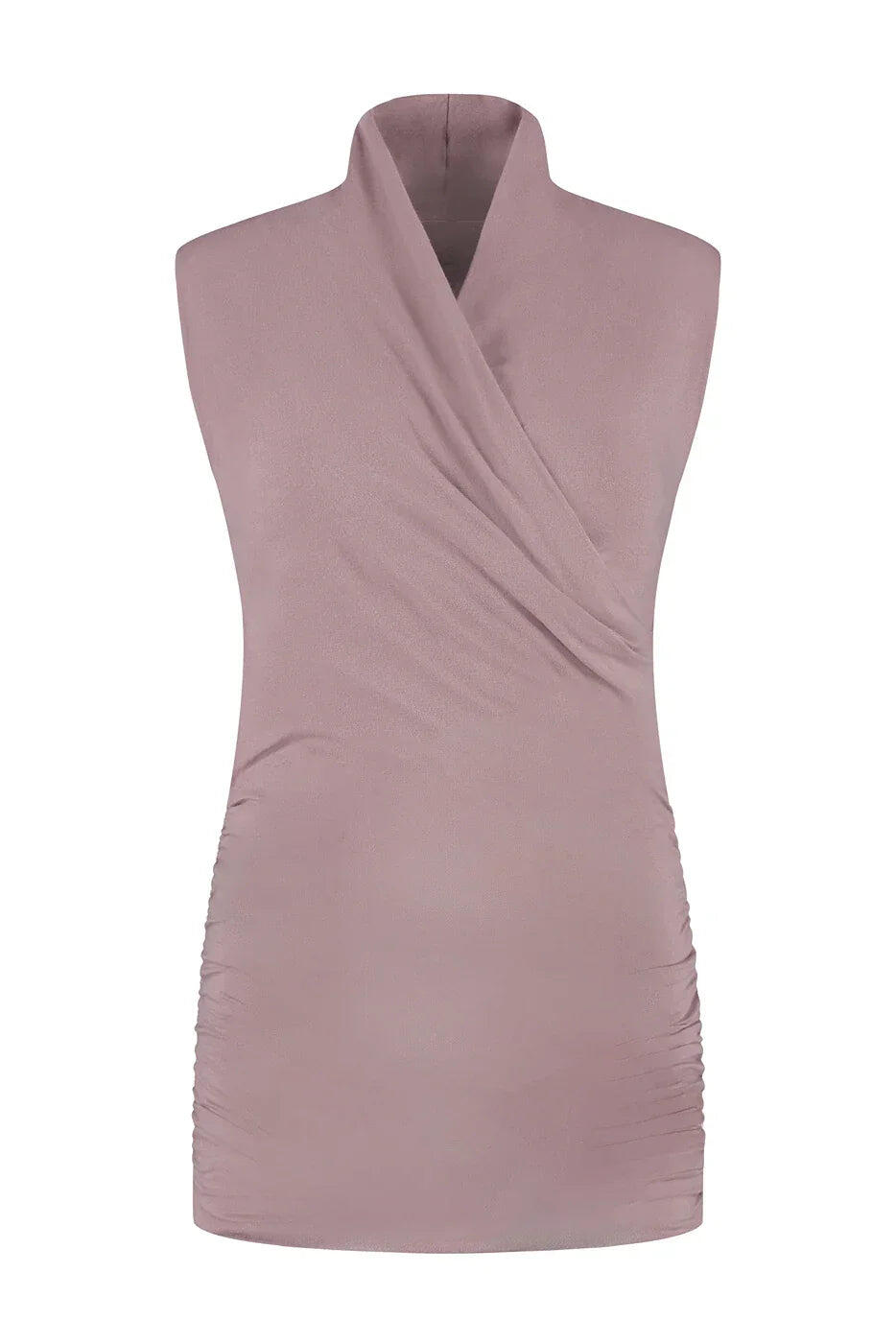Good Karma - Top de yoga multifonctionnel en coton biologique - Rose Brun 4/5