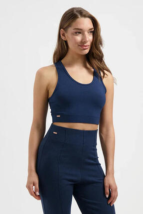 Surya Yoga et Pilates Sports Bra - Bleu Minuit