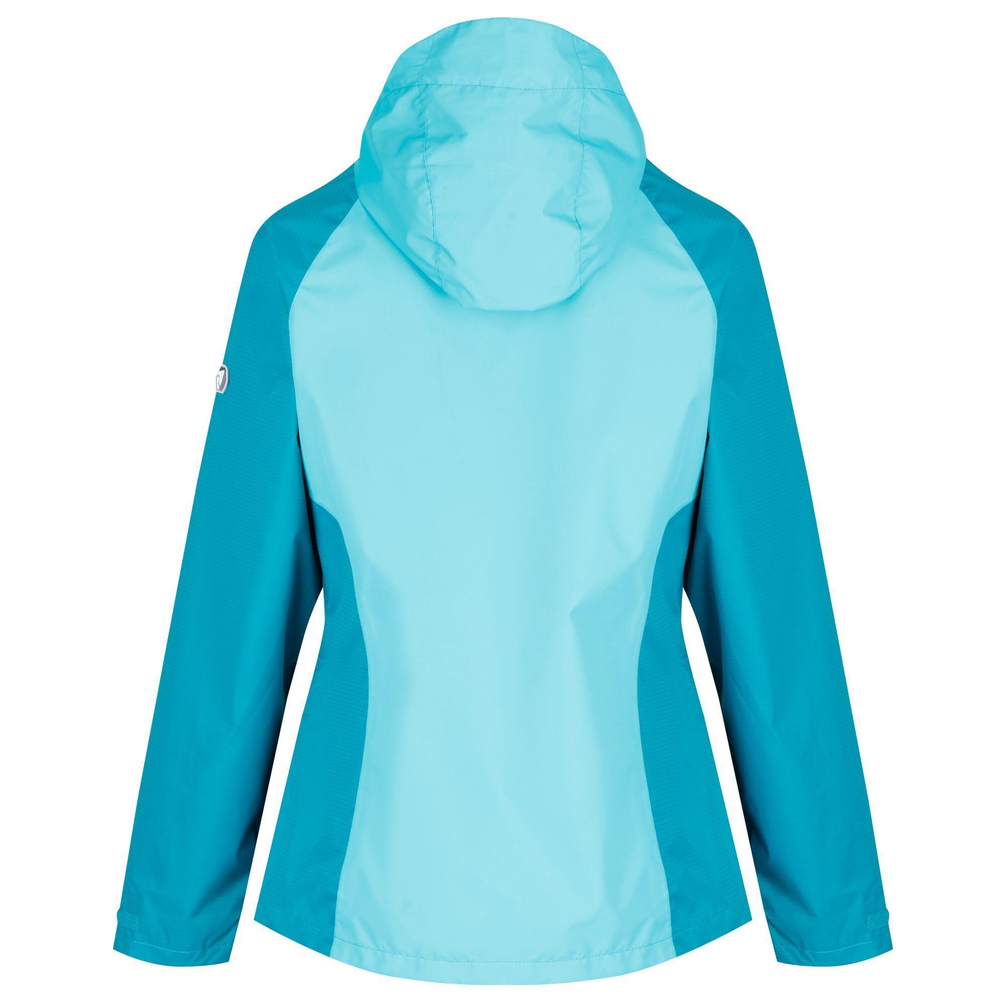 Womens/Ladies Atten Waterproof Shell Jacket (Atlantis/Deep Lake) 2/4