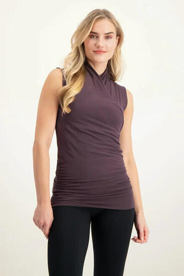 Good Karma - Top de Yoga et Pilates en coton biologique - Violet