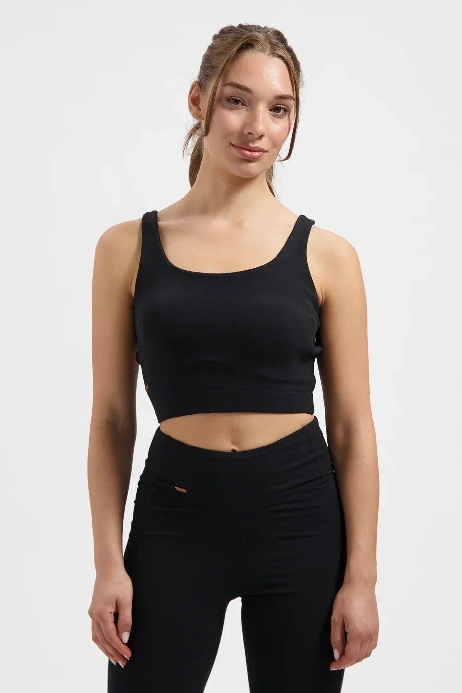 Soutien-Gorge de Sport de Yoga et Pilates Mandala – Noir Onyx 2/5