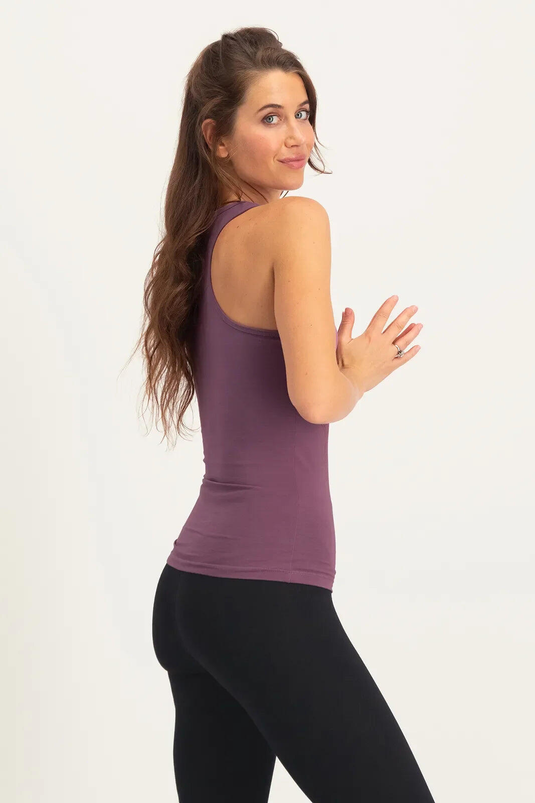 Débardeur de Yoga et Pilates Hamsa Core - Mauve 2/5
