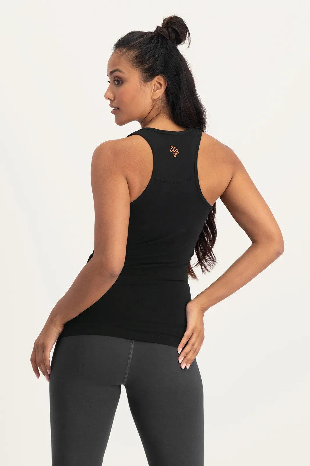 Débardeur de Yoga et Pilates Hamsa Core - Noir Onyx 3/5
