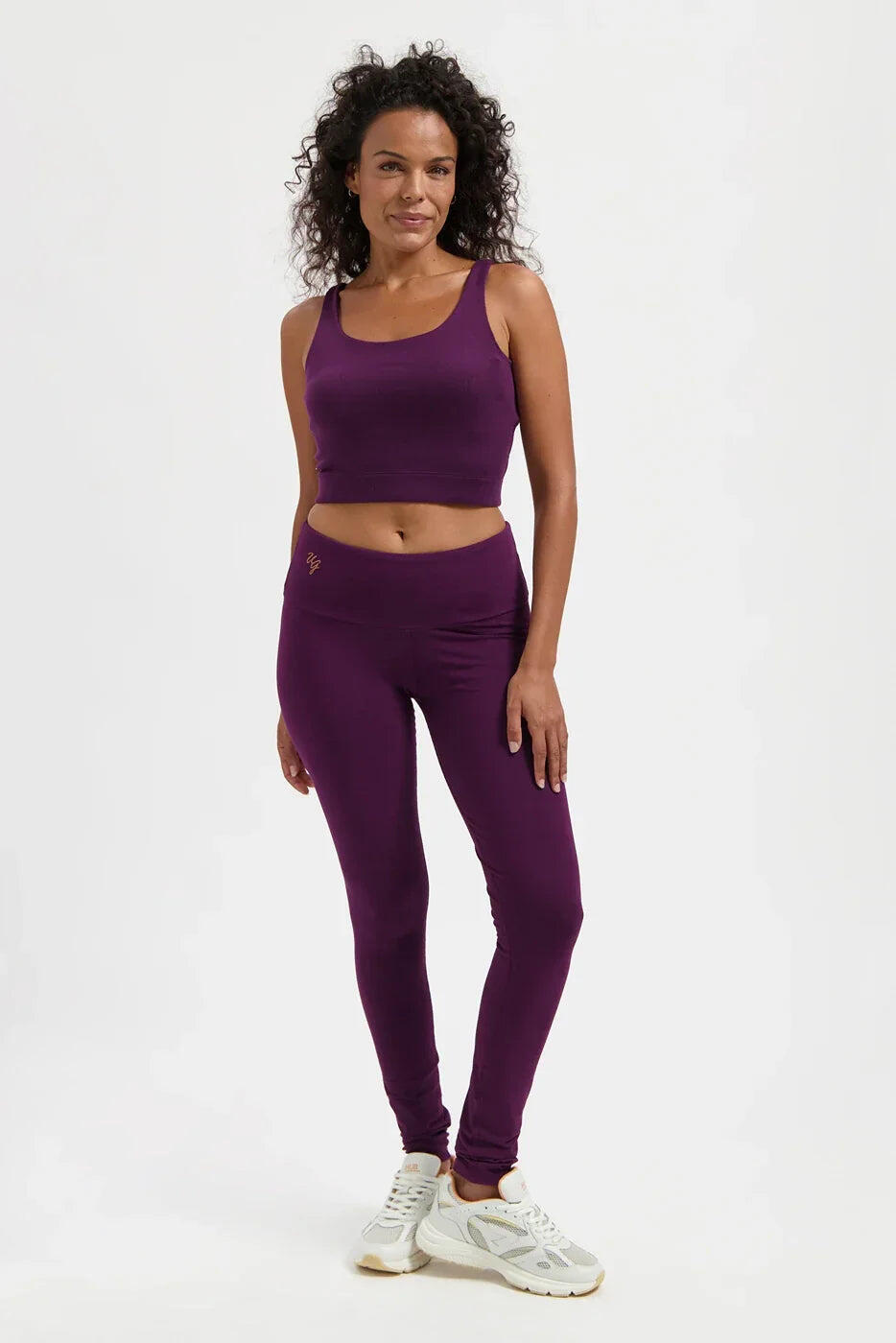 Soutien-Gorge de Sport de Yoga et Pilates Mandala – Aubergine 4/5