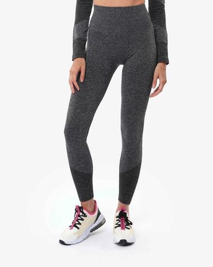 Leggings de fitness synthétiques noirs pour femmes