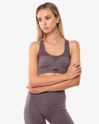 Zwarte synthetische fitness tanktop voor dames