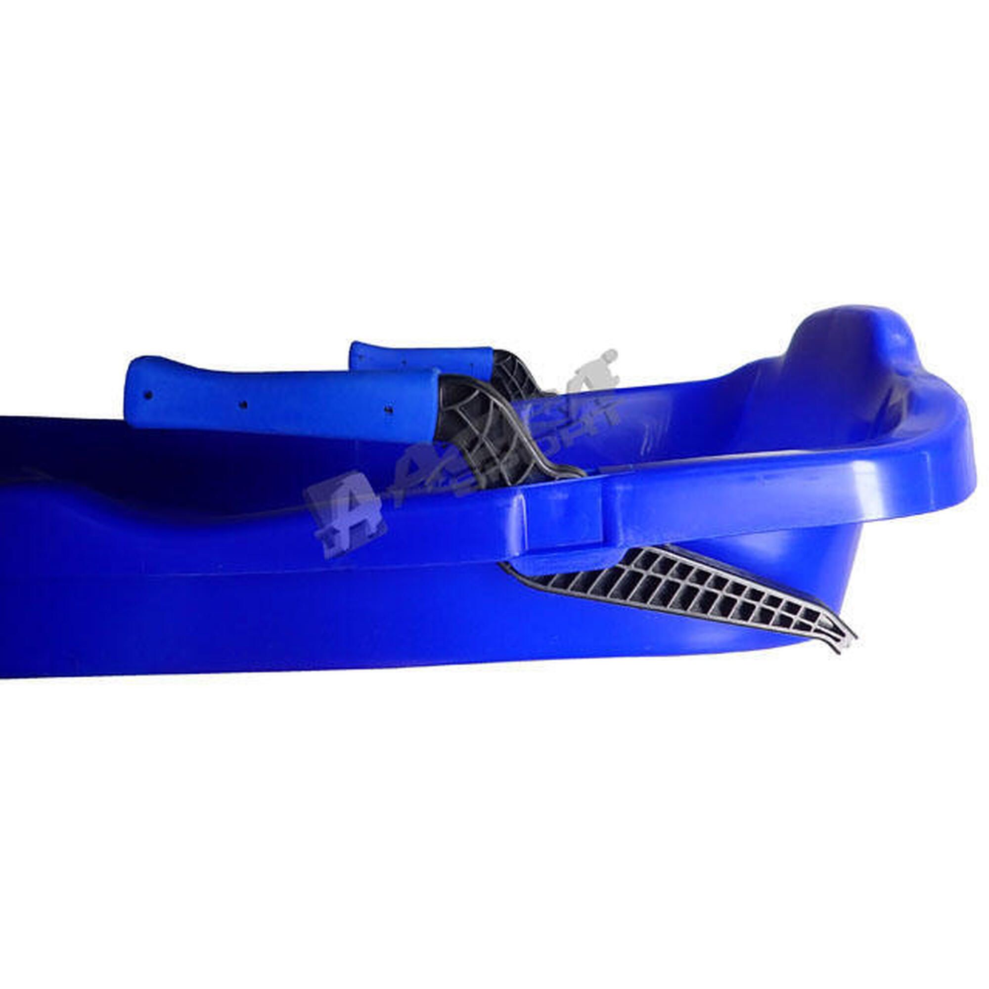 Sanie 14461 Gizmo Riders TurboJet, albastru, spătar înalt, frână anti-alunecare