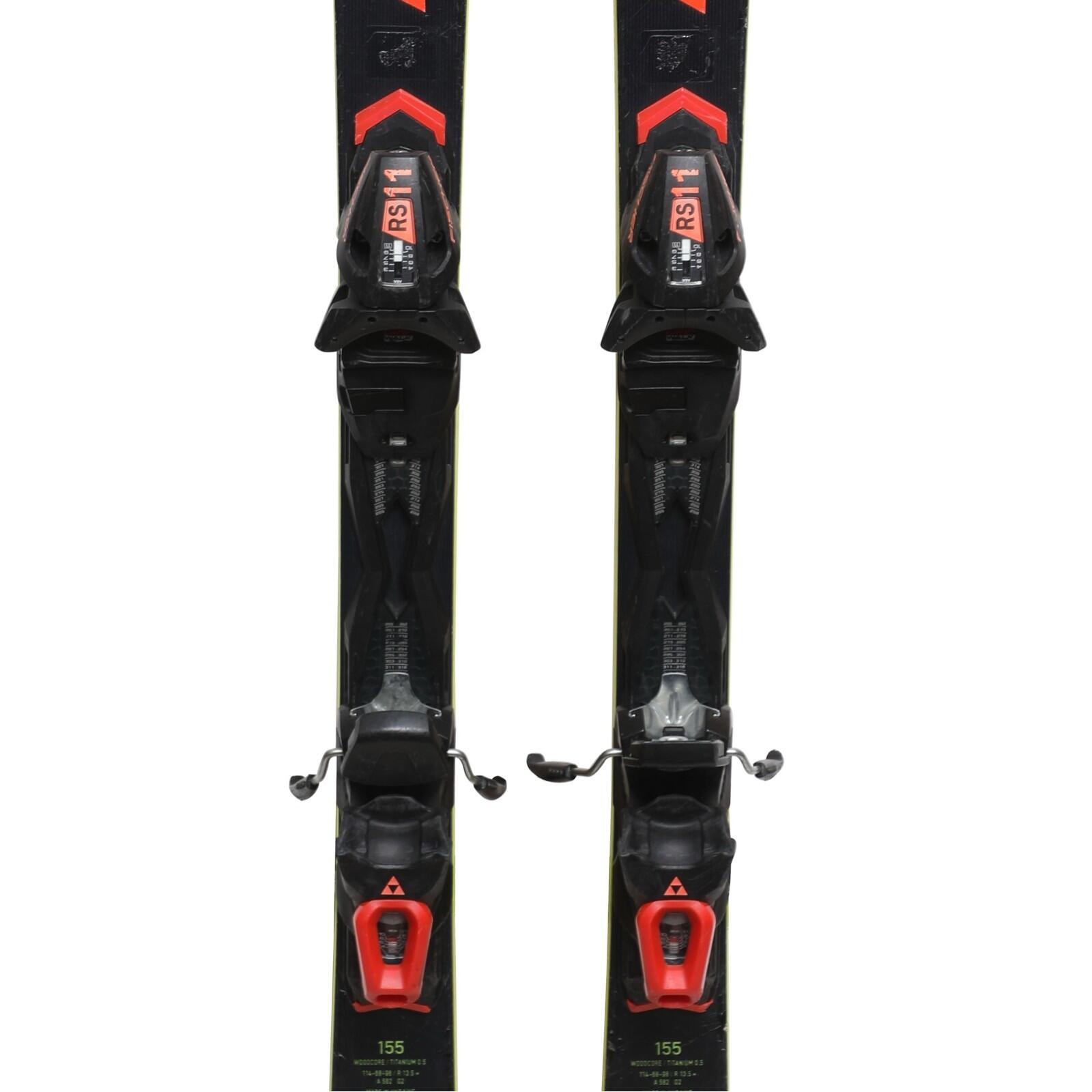 RECONDITIONNE - Ski Fischer Rc4 Pro Ti + Fixations 3/4