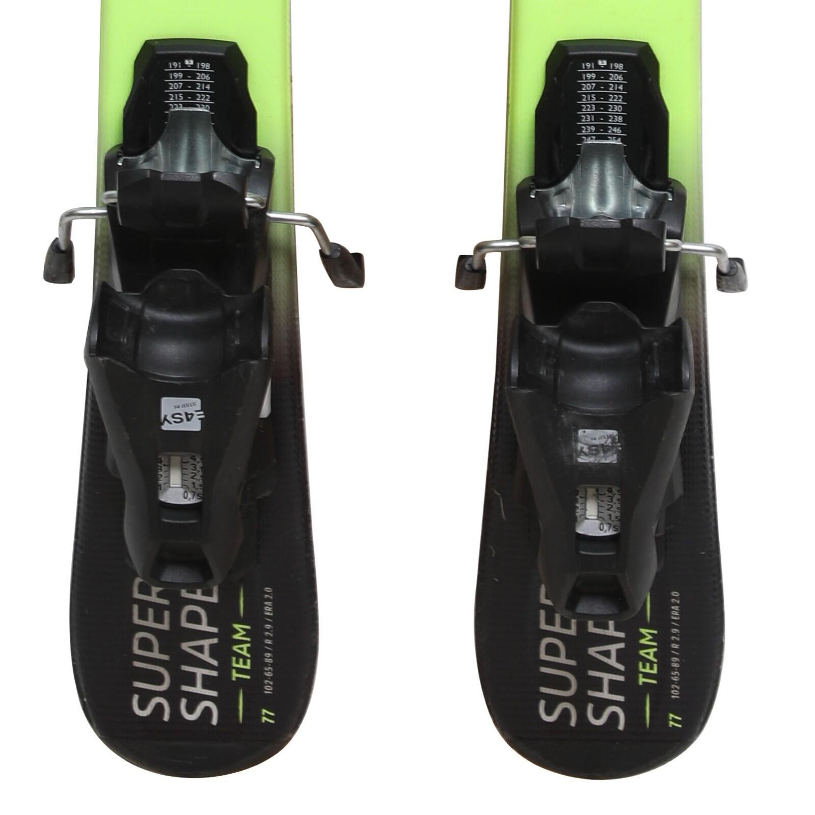 RECONDITIONNE - Ski Junior Head Team Supershape + Fixations 4/5
