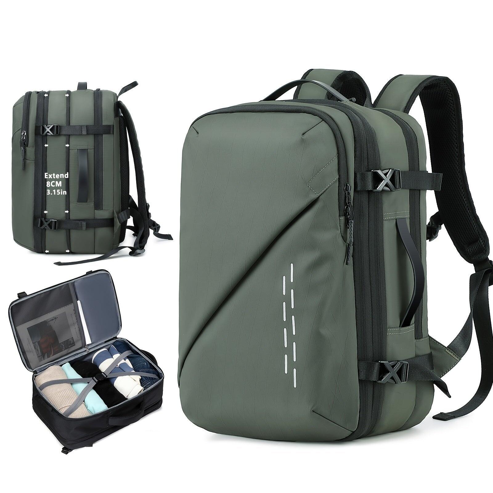 Vacuum Compression Nylon Backpack for Men