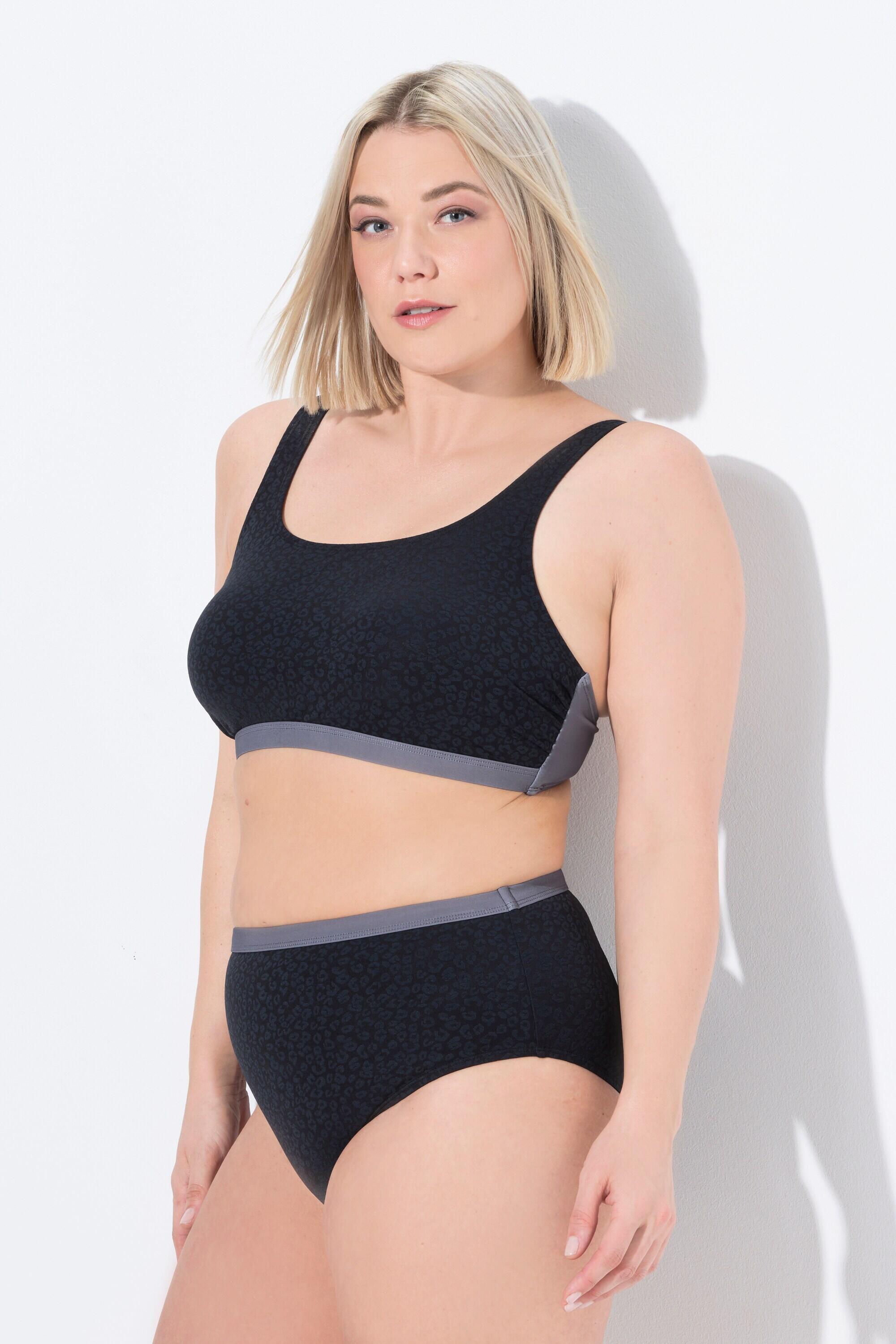 Dames Bikini structuur zachte cups verstelbare bandjes 6/7