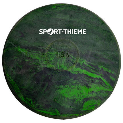 Übungsdiskus Wave 1,5 kg Grün Leichtathletik Unisex Grün