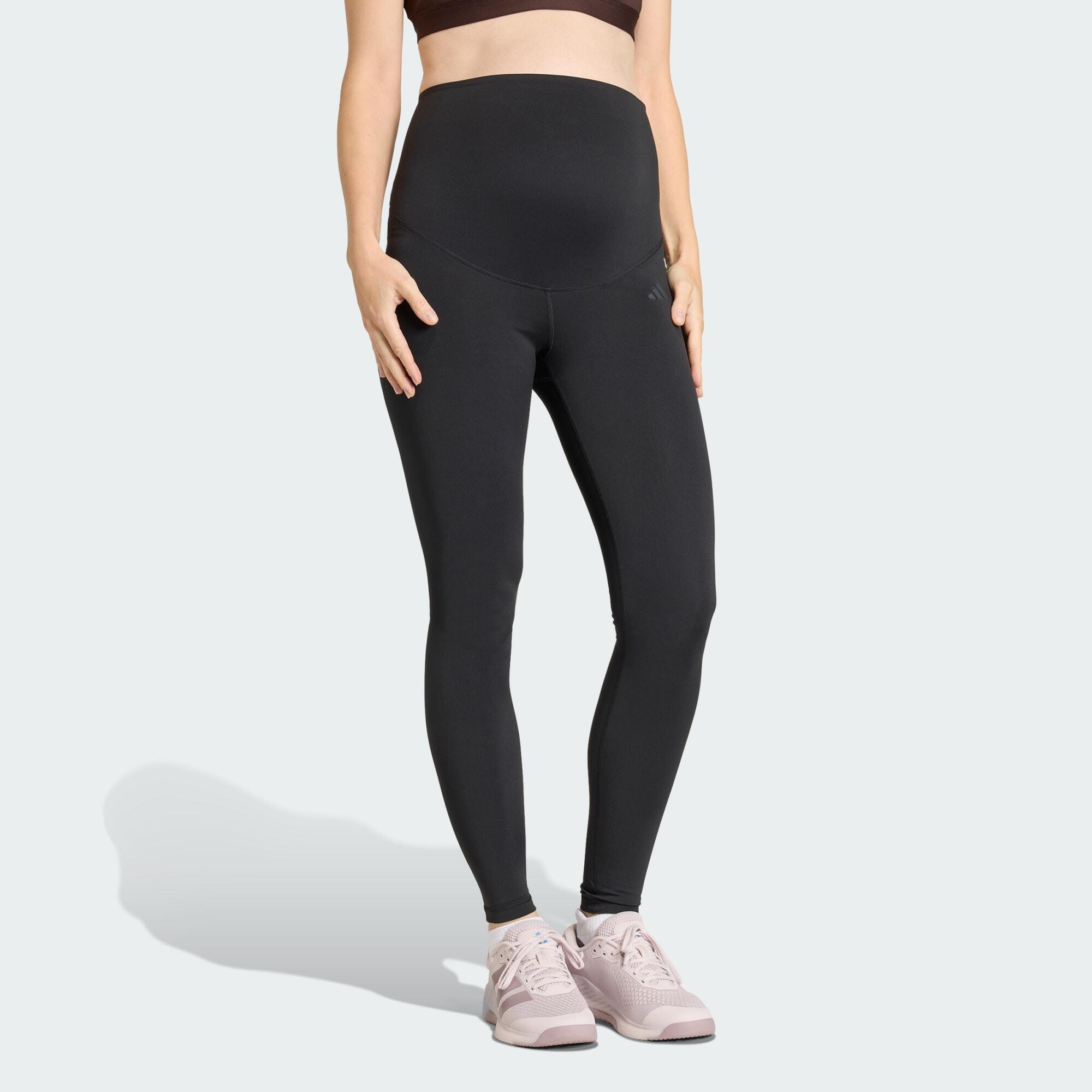 ADIDAS Optime Essentials Workout Full Length Leggings Maternity