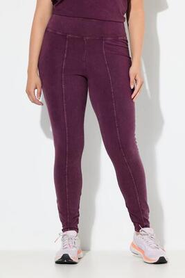 Dames legging vintage look smalle pijpen hoge taille zak