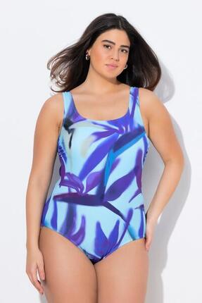 Femme Maillot de bain sans bonnets souples col rond