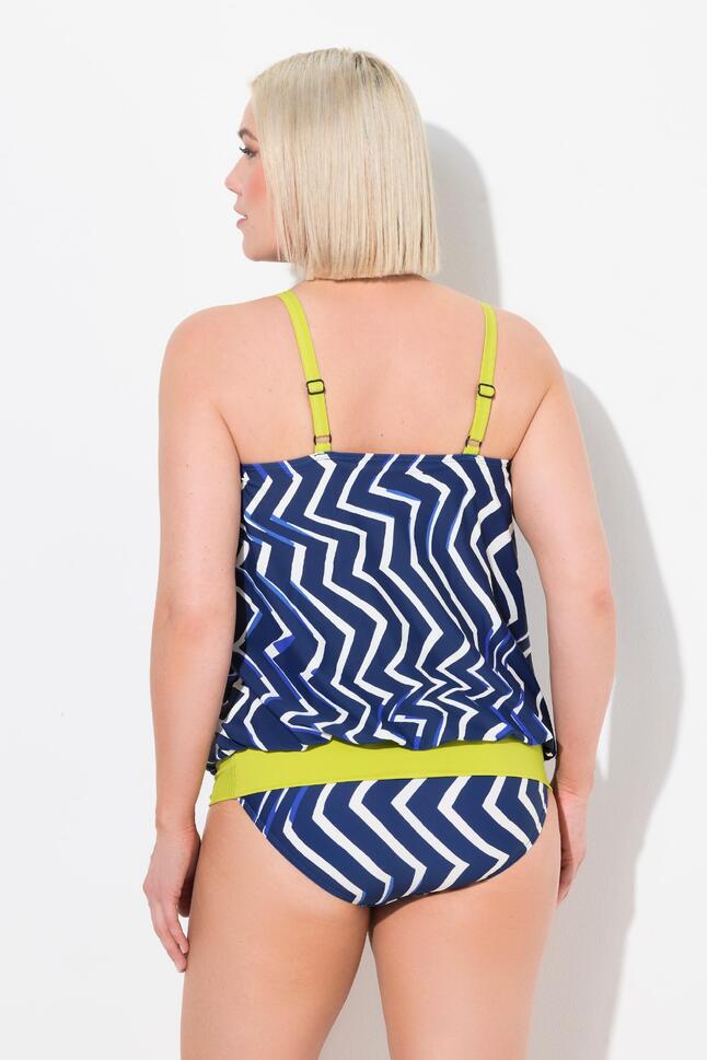 Damskie Tankini różowe miękkie miseczki elastyczny dół regulowane ramiączka