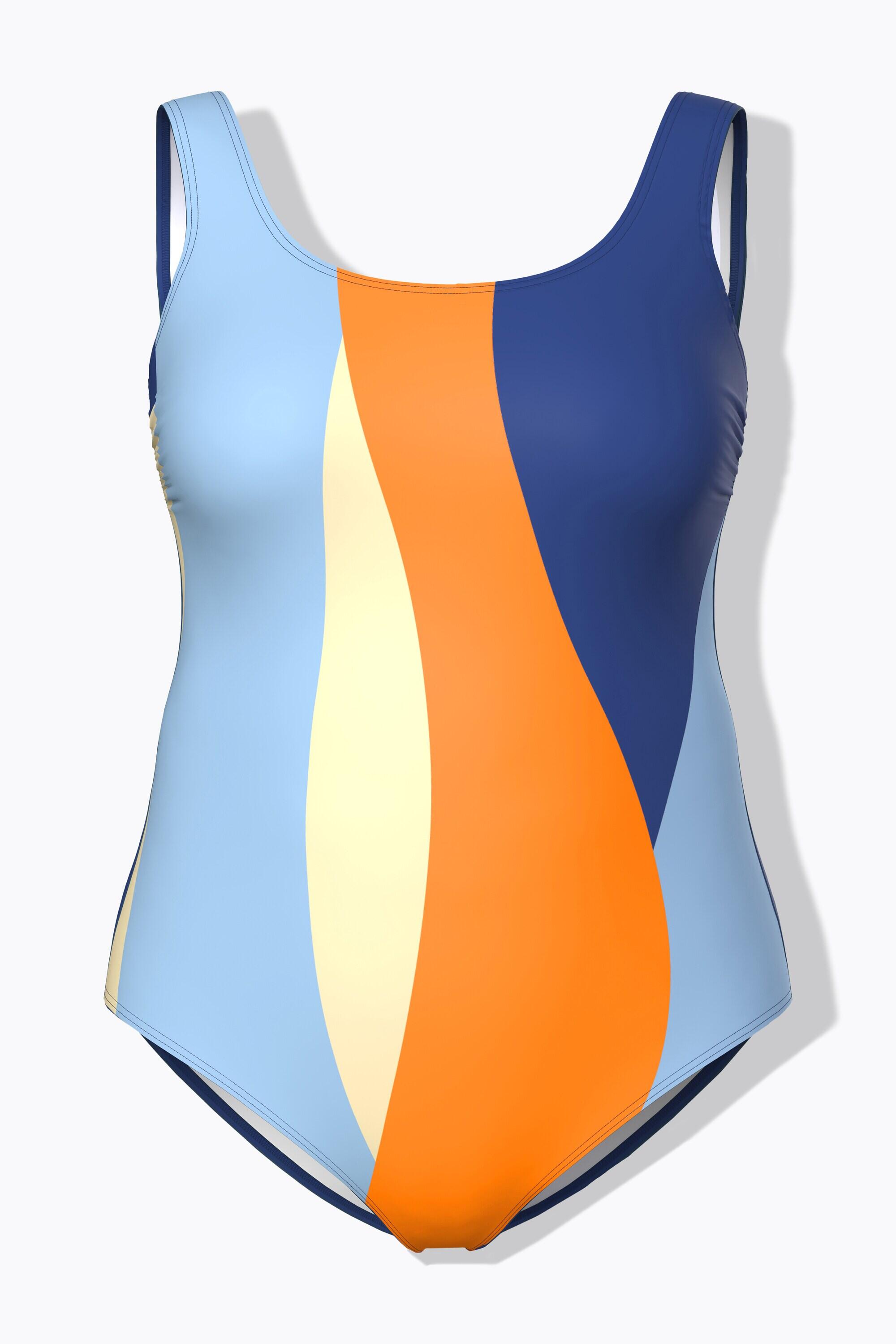 Femme Maillot de bain sans bonnets souples. Imprimé « colour 7/7