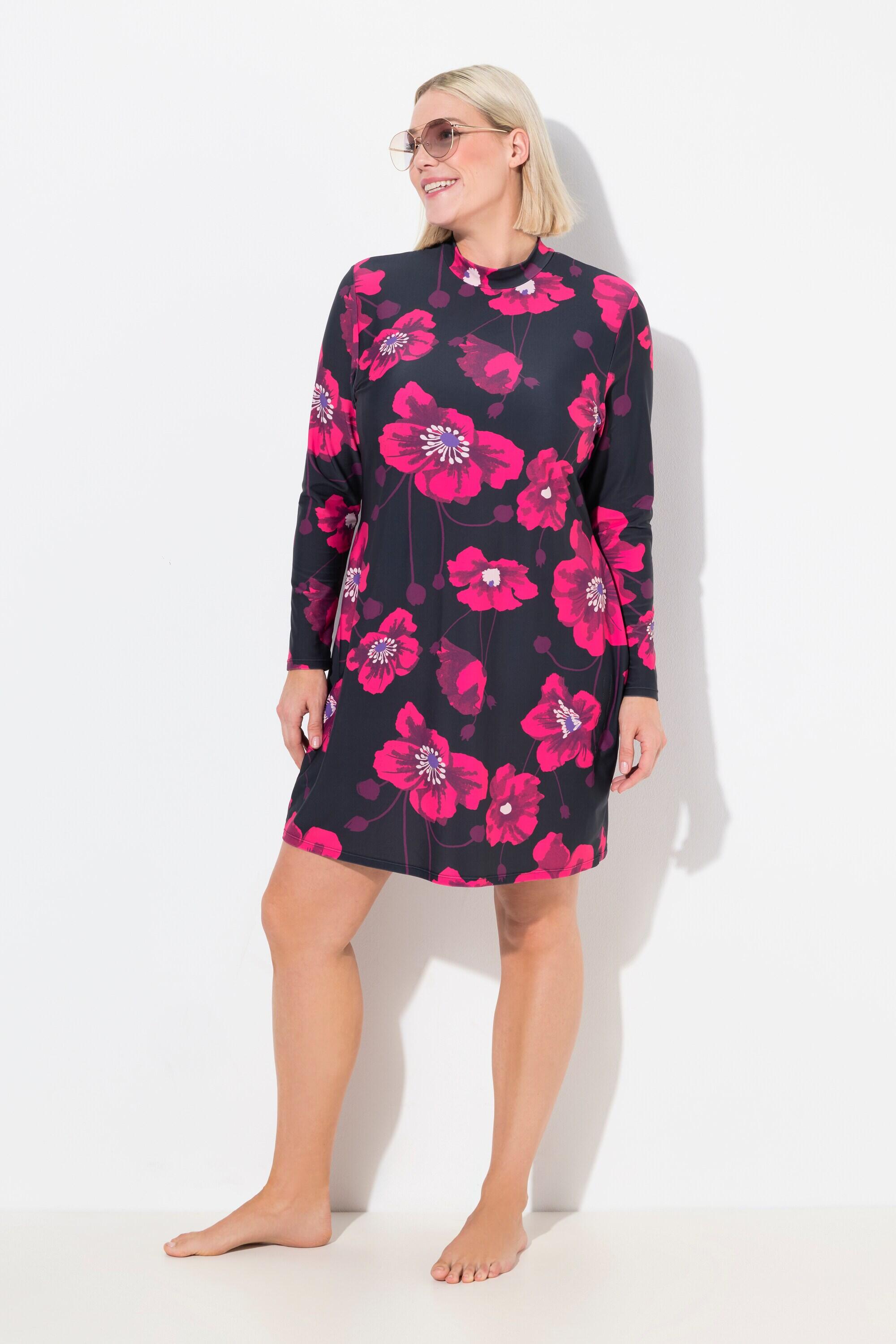 Femme Robe de bain avec bonnets souples manches longues et col montant 5/7