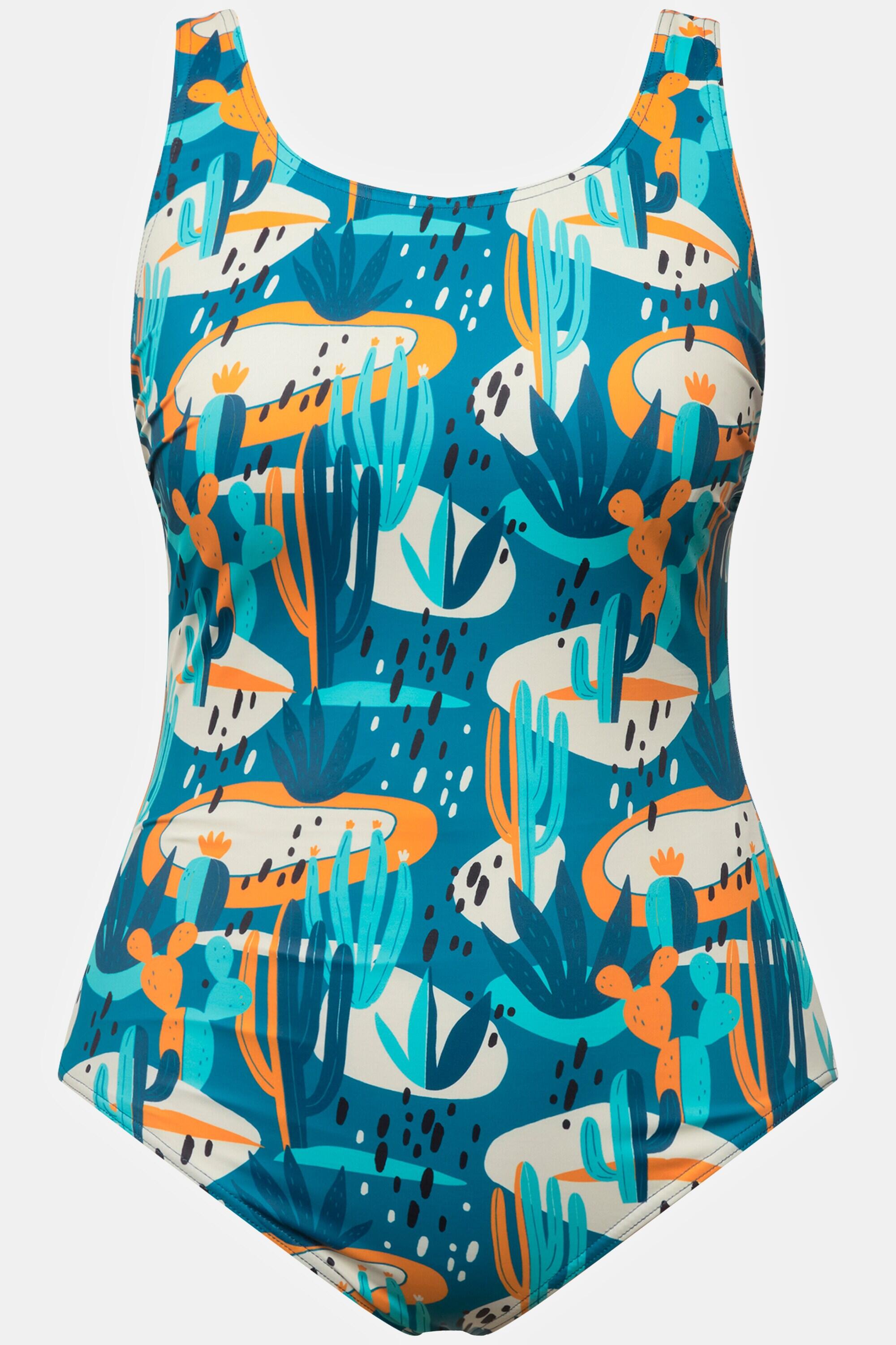 Femme Maillot de bain cactus sans bonnets souples fronces 5/6