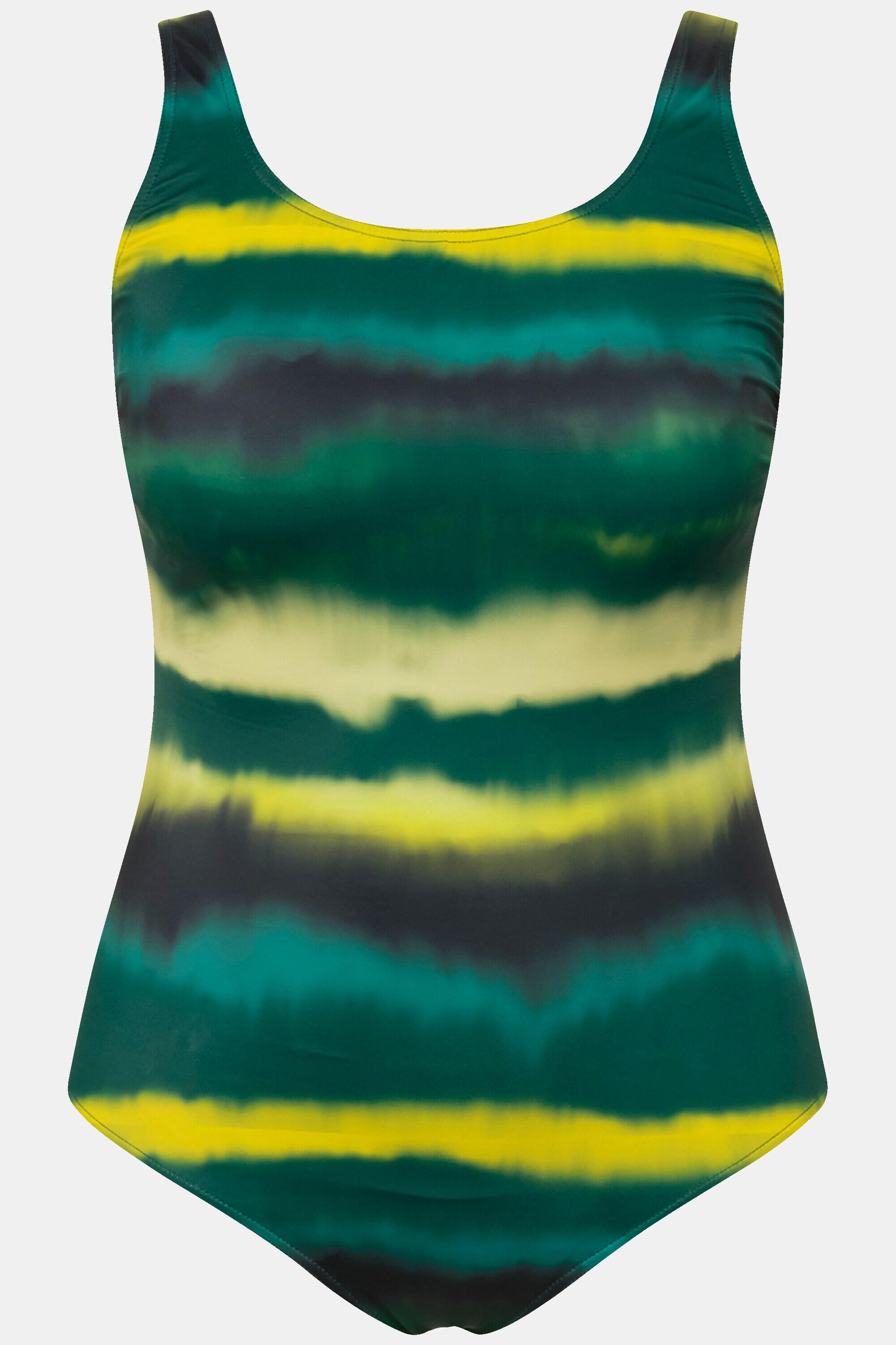 Femme Maillot de bain sans bonnets souples. Rayures inspiration 5/6