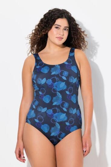 Damen Badeanzug Blätter ohne Softcups recycelt